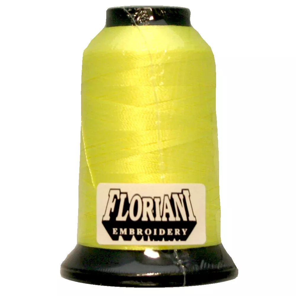 0010 Neon Citron- Floriani 40wt Polyester Thread