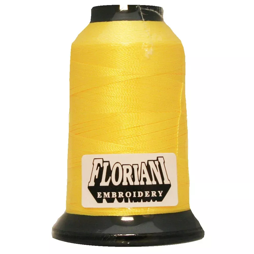 0011 Chalcedony Yellow- Floriani 40wt Polyester Thread