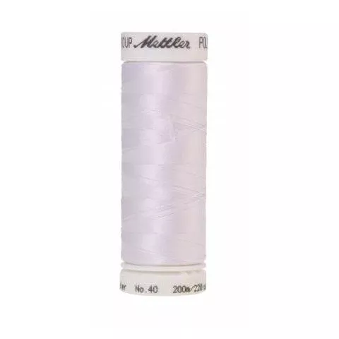 0017 Paper White- Mettler Polysheen Thread