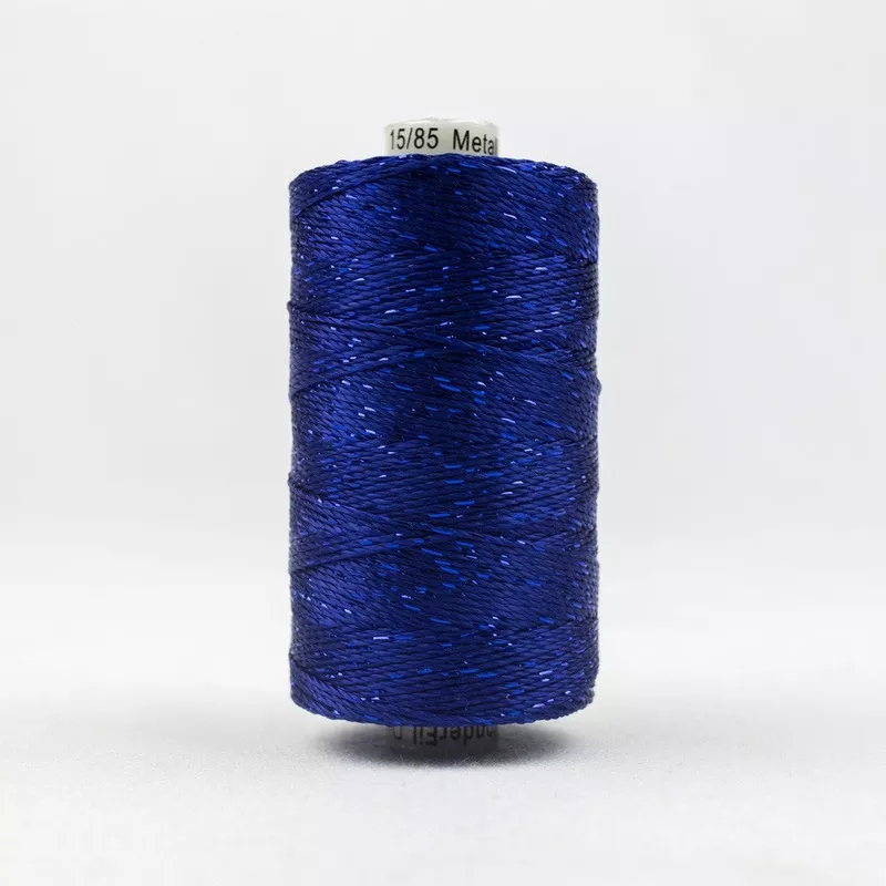 0050 Dark Blue - Wonderfil Dazzle 8wt Rayon/Metallic Thread
