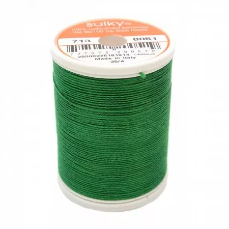 0051 Jolly Green- Sulky Cotton 12wt Thread