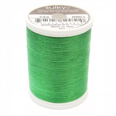 0051 Jolly Green- Sulky Cotton 30wt Thread