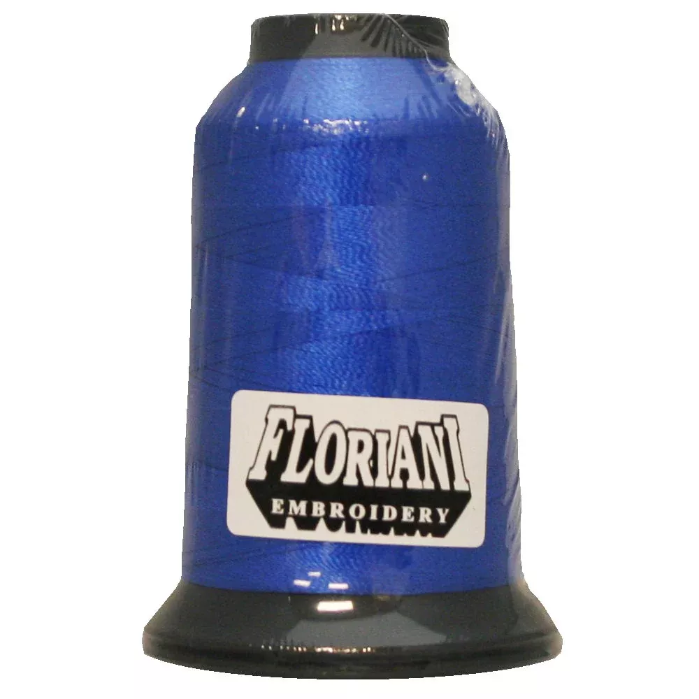0055 Pristine Blue- Floriani 40wt Polyester Thread