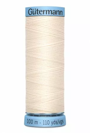 00802 Almost White - Gutermann 30wt Silk Thread