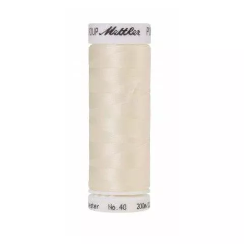 0101 Eggshell- Mettler Polysheen Thread