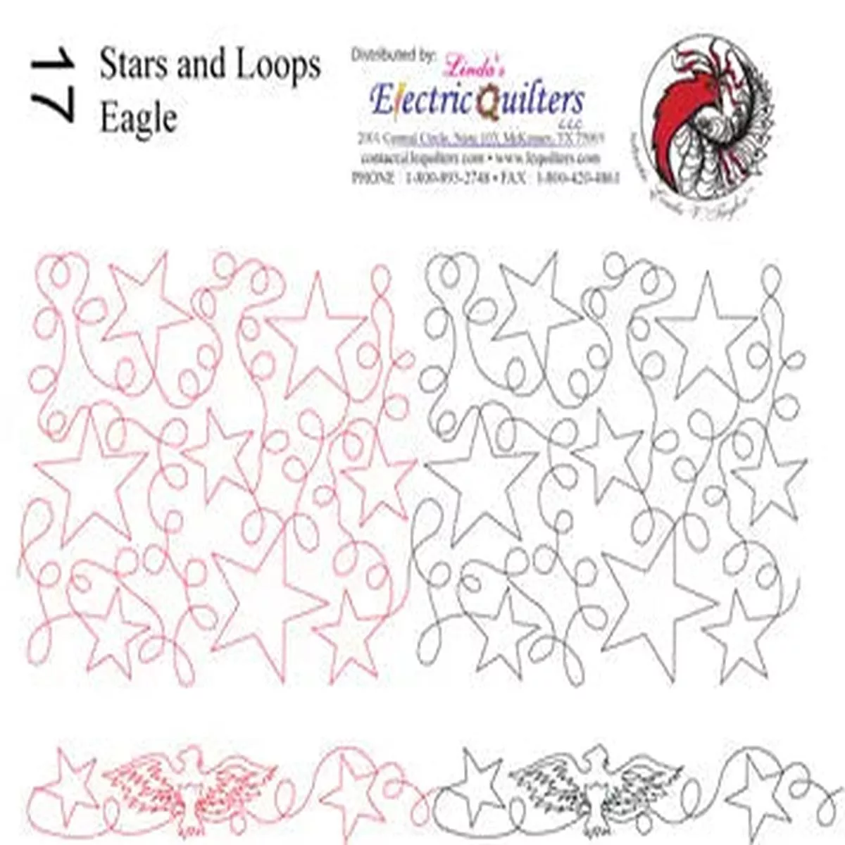 017 Stars and Loops Pantograph by Linda V. Taylor