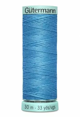 0197 Ocean Blue - Gutermann 15wt Top Stitch Silk Thread