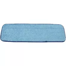 07656 | DustUp Microfiber Wet Mop Pad, 6 x 19.5 Inch, Blue