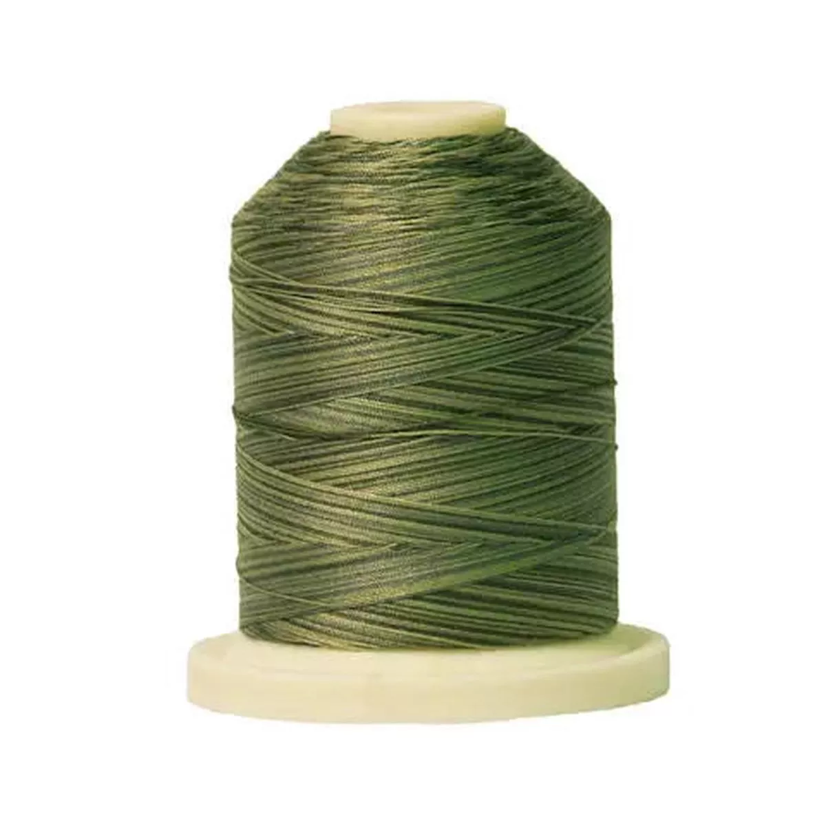 086 Greyish Greens Signature Cotton Variegated Thread Mini Spool – 40WT