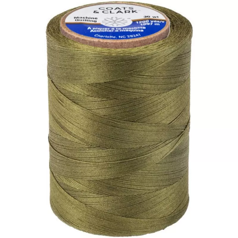 164B Bronze Green- Coats and Clark 30wt Cotton Machine Quilting