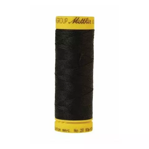'-4000 Black- Mettler 28wt Silk Finish Thread