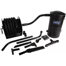 98460 | Aeon 7 Gallon Wall-Hung HEPA Commercial Vacuum with Steel Reel Mounted with 50 Foot Hose and Accessory Set