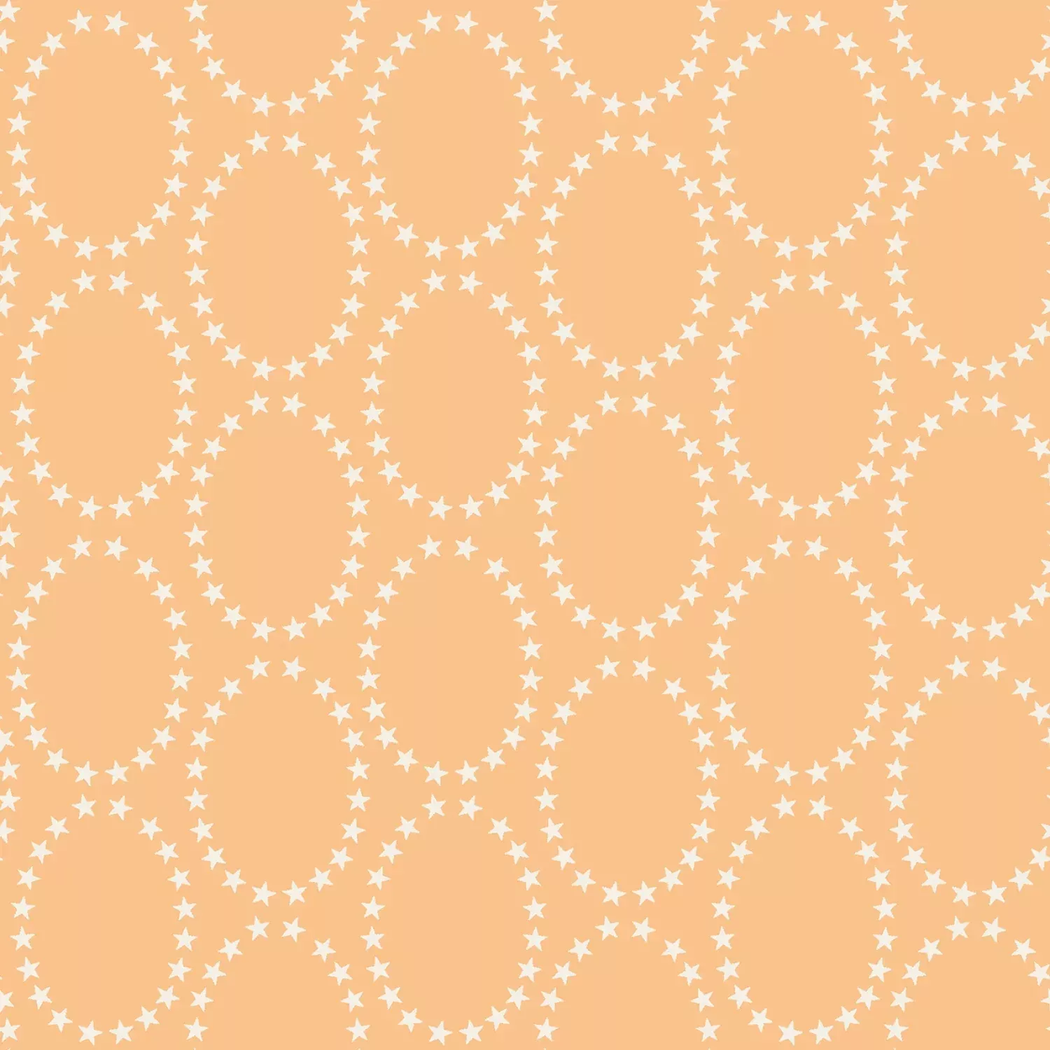 The Bright Side - Star Ovals - Peach