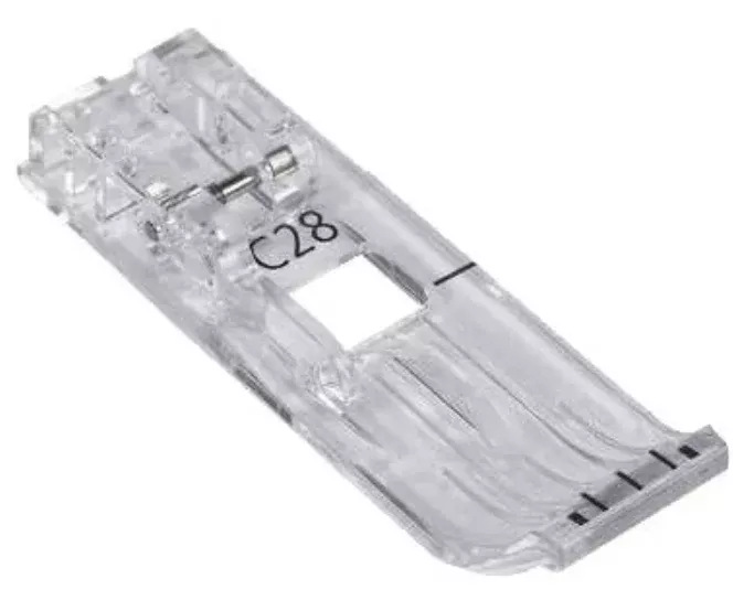 #C28 Clear Coverstitch Foot