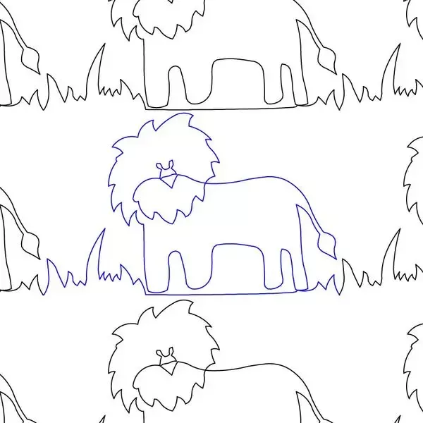Circus Parade Lion Digital E2E