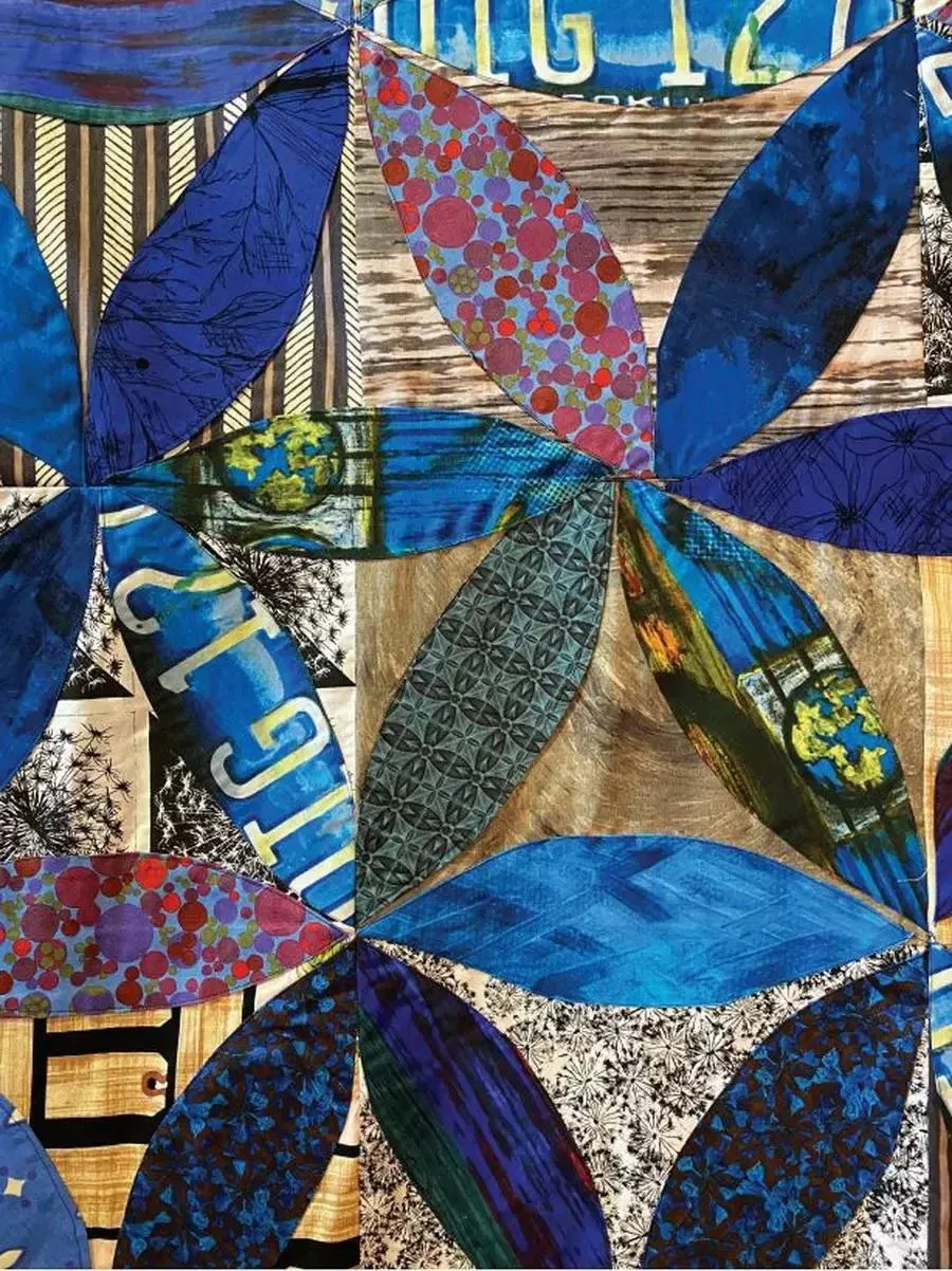 Frond Design Studio Blue Petal Quilt Kit