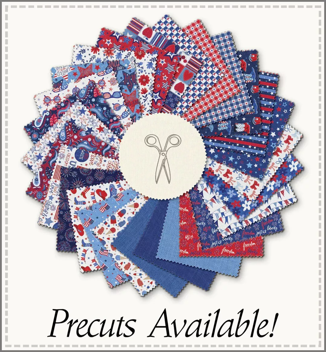 Patriotic Minis 10" x 10" Precut