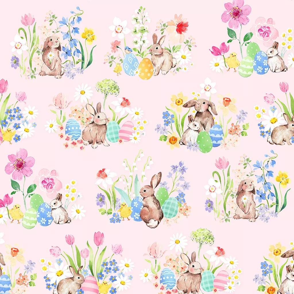 Spring Cheer - Toile - Light Pink