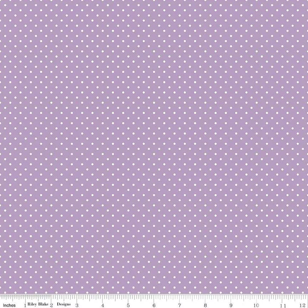 Swiss Dot - White on Lavender