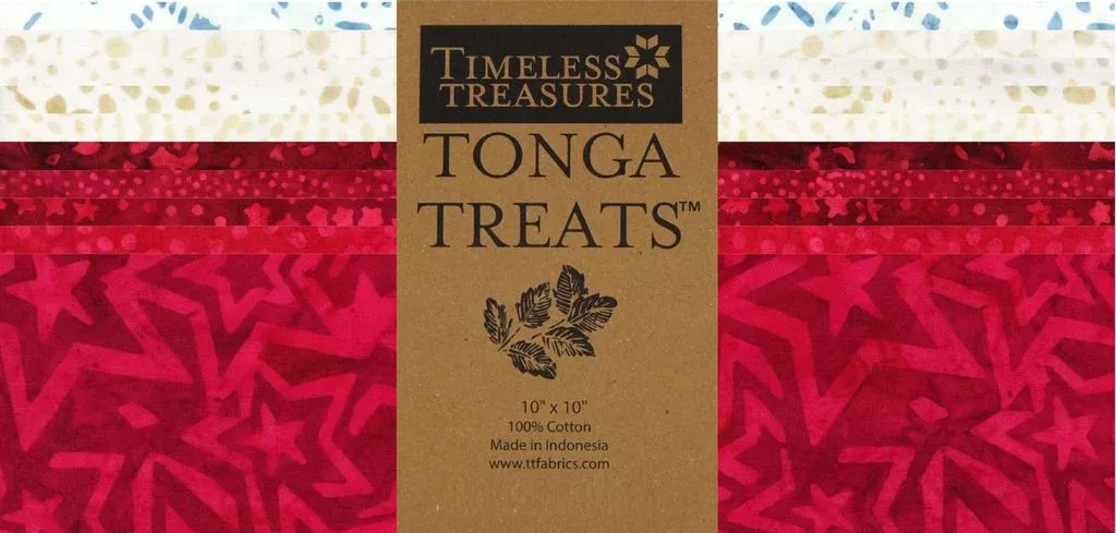 Tonga Patriot's Pride 10" x 10" Squares
