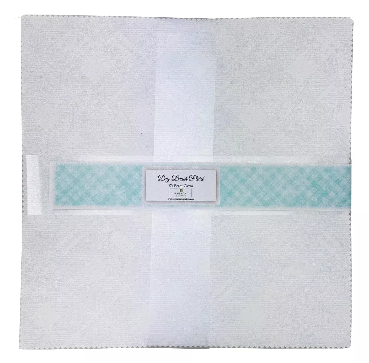 Wilmington Prints – Dry Brush Plaid 10″ Karat Gems 42 pcs