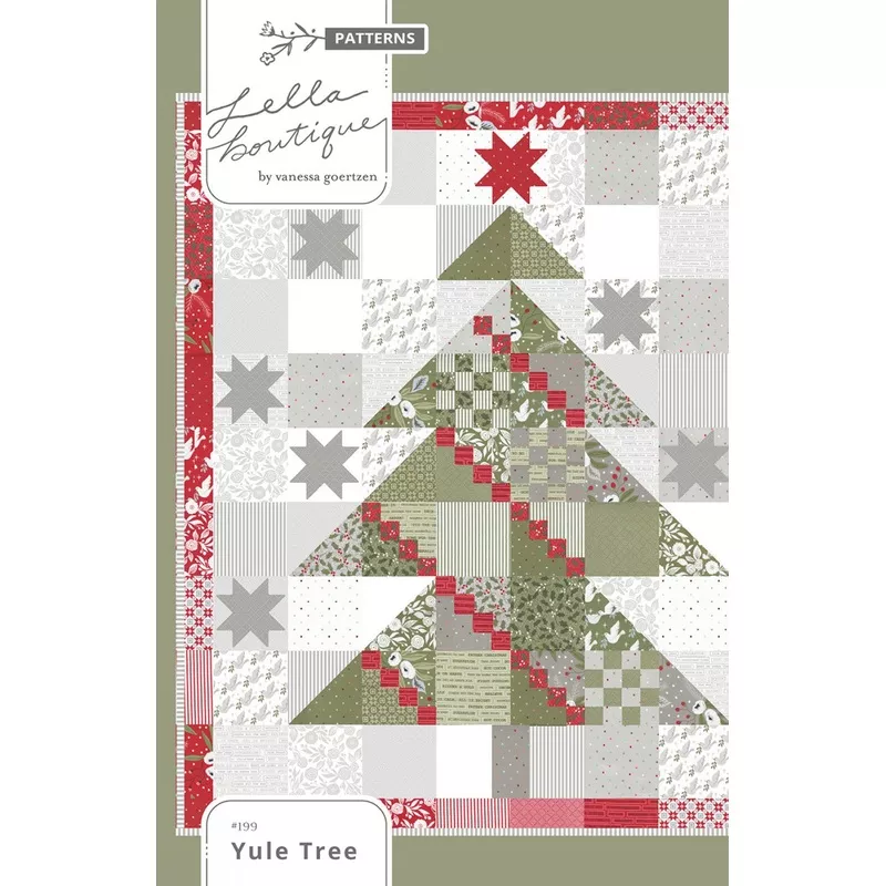 Yule Tree Quilt Pattern by Lella Boutique