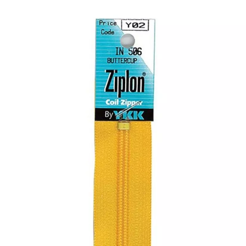 Ziplon Zipper, YKK-7in&9in&12in&14in&16in&20in&22in-Black&Charcoal&Turquoise&Natural&Parade Red&Royal Blue&Buttercup&Goldenrod&Navy&Olive&Rocket Blue